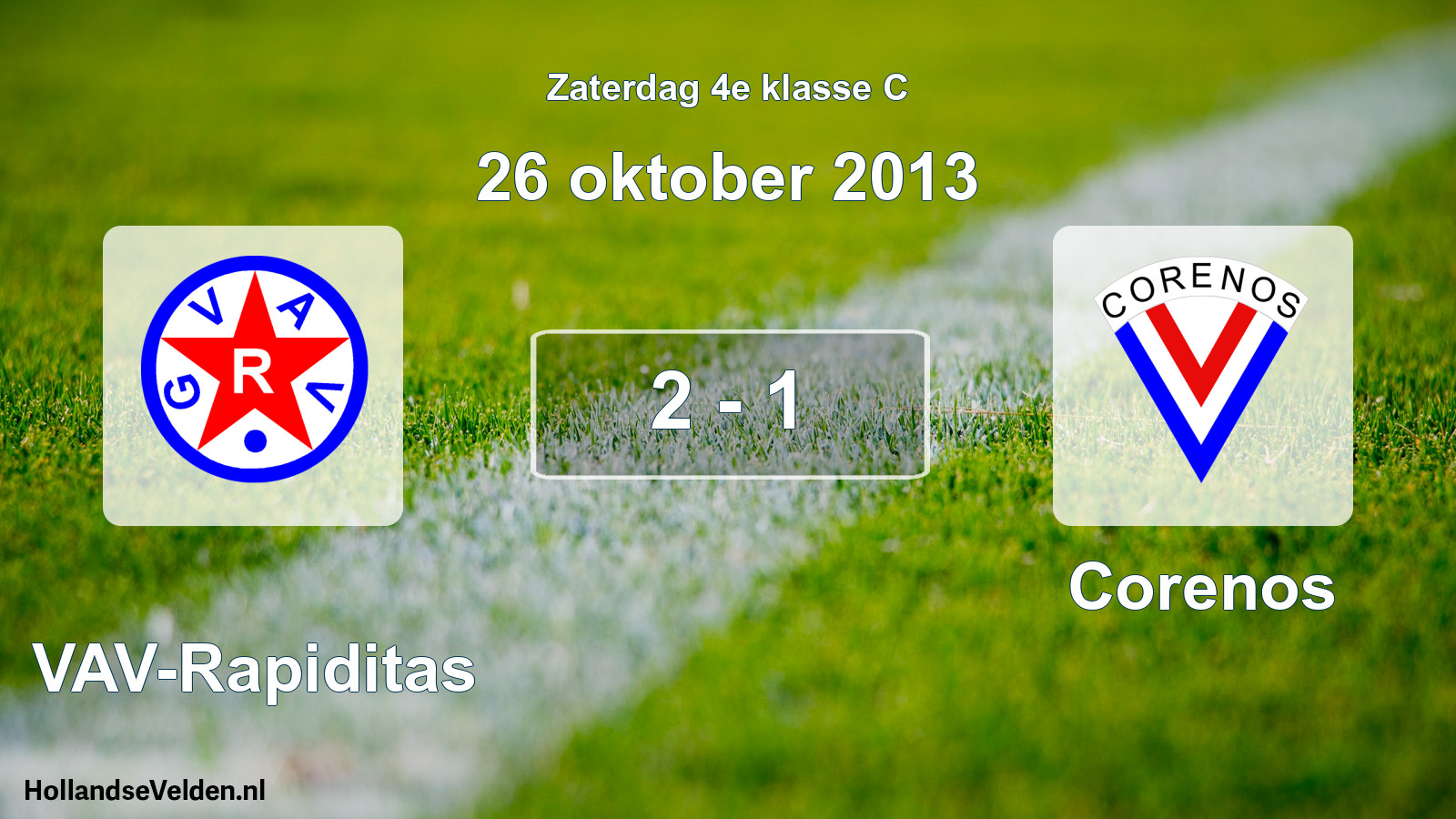 Total number of matches played: GVAV-Rapiditas - Corenos 2 - 1 (26 October 2013)