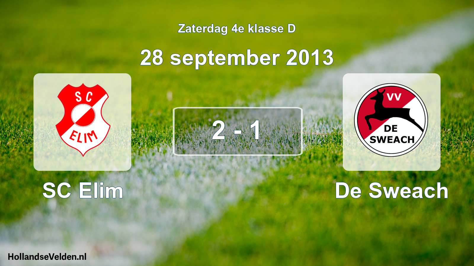 Total number of matches played: SC Elim - De Sweach 2 - 1 (28 September 2013)
