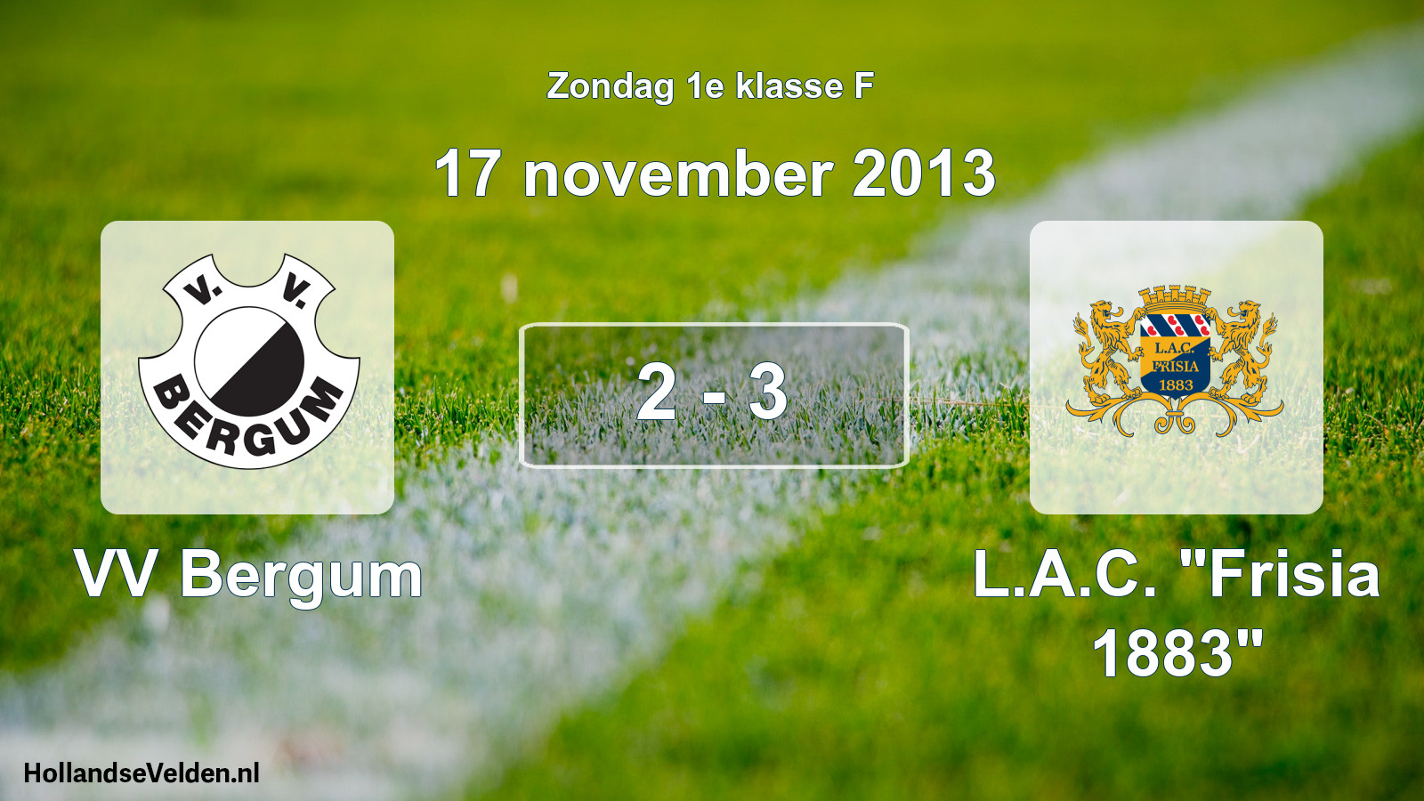 Total number of matches played: VV Bergum - L.A.C. 