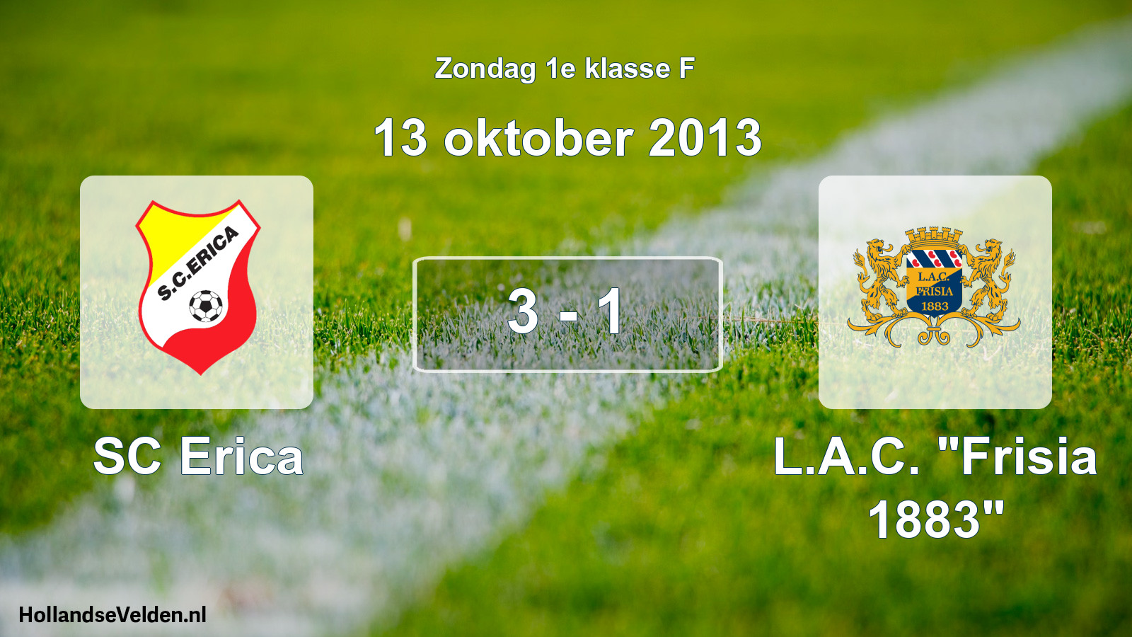 Total number of matches played: SC Erica - L.A.C. 