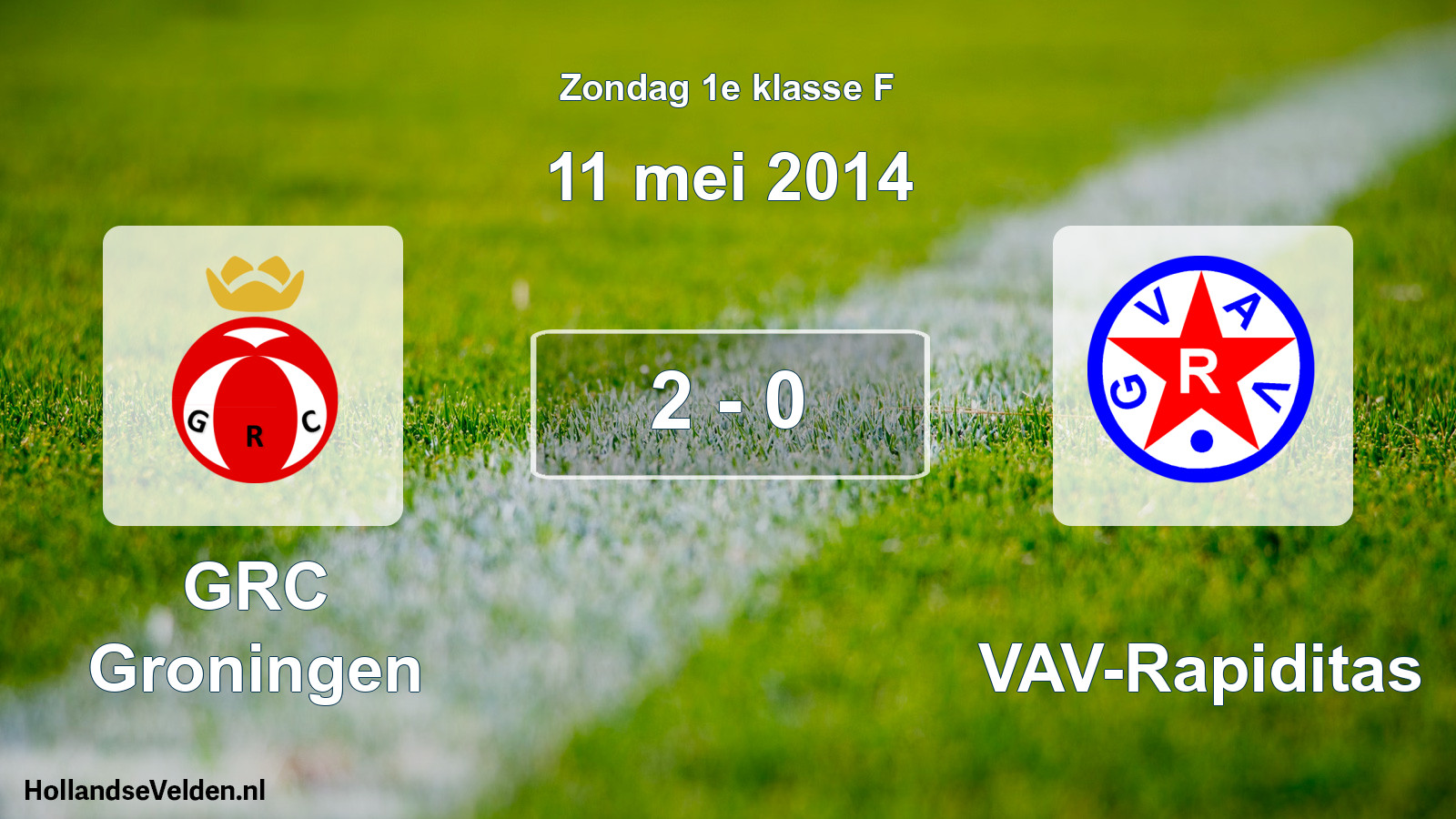 Total number of matches played: GRC Groningen - GVAV-Rapiditas 2 - 0 (11 May 2014)