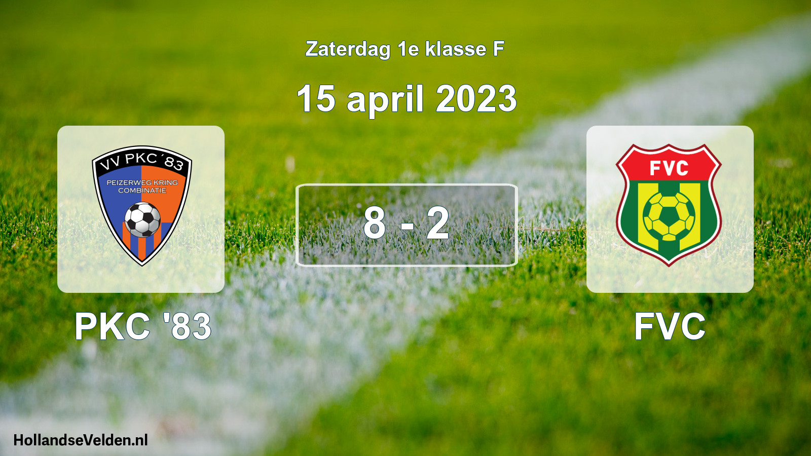 Total number of matches played: PKC '83 - FVC 8 - 2 (15 April 2023)