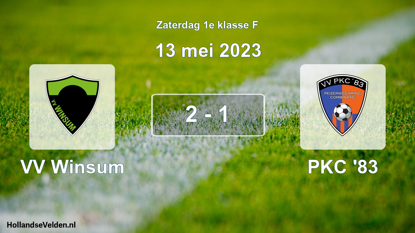 Total number of matches played: VV Winsum - PKC '83 2 - 1 (13 May 2023)