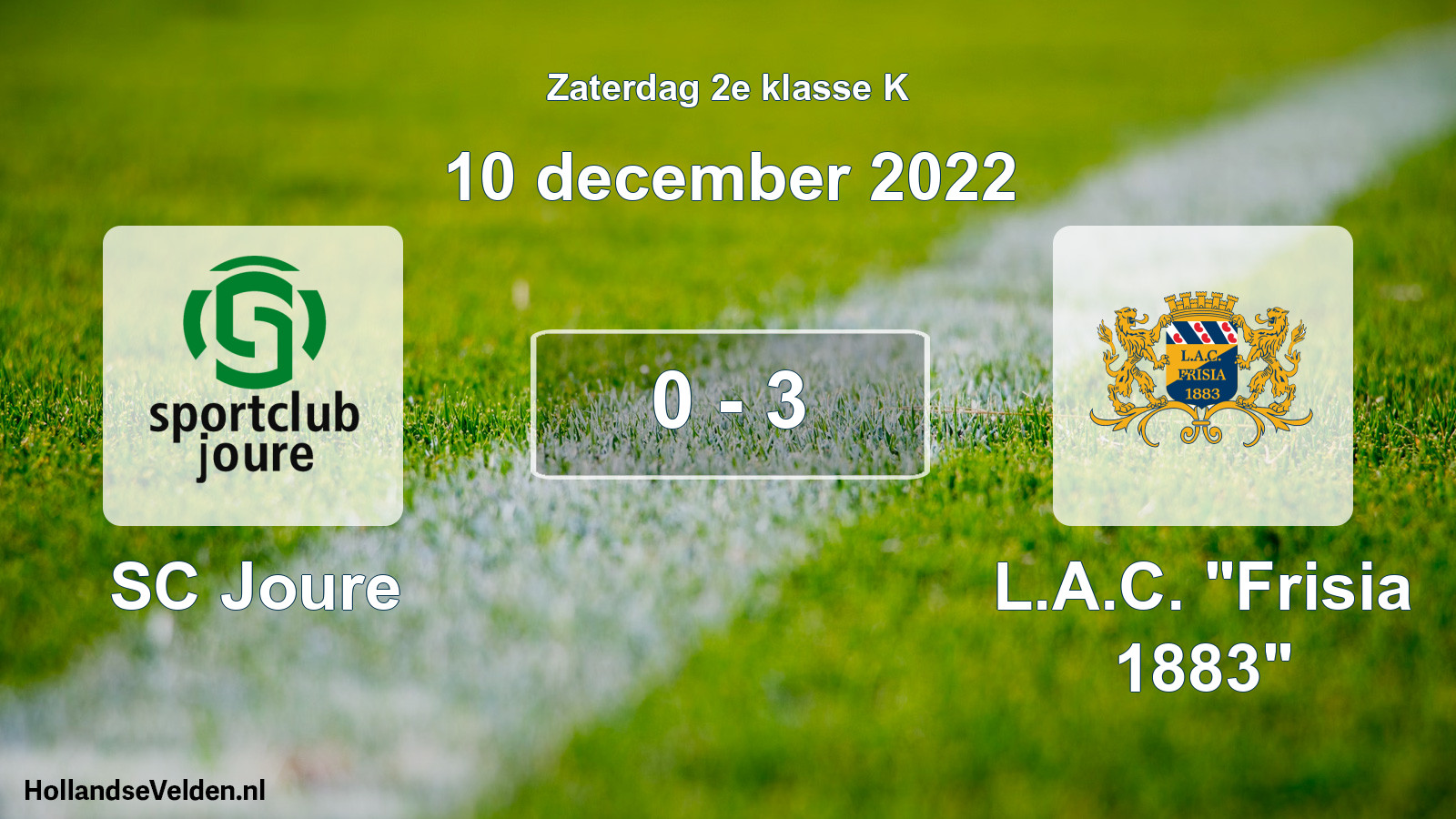 Total number of matches played: SC Joure - L.A.C. 