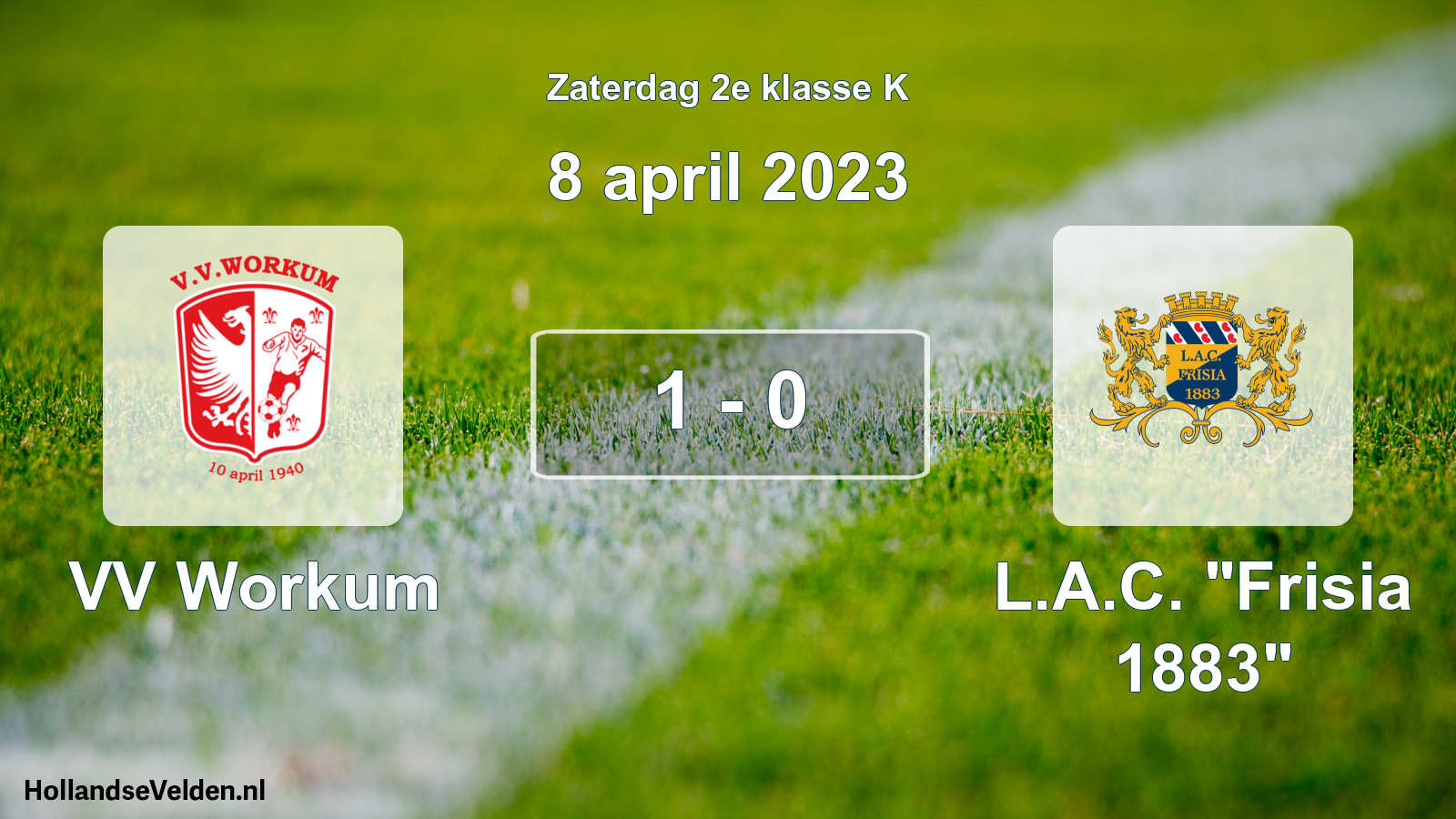 Total number of matches played: VV Workum - L.A.C. 