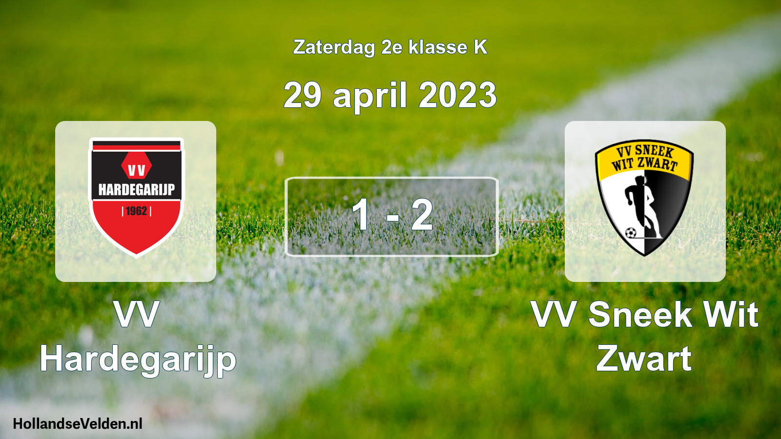 Total number of matches played: VV Hardegarijp - VV Sneek Wit Zwart 1 - 2 (29 April 2023)