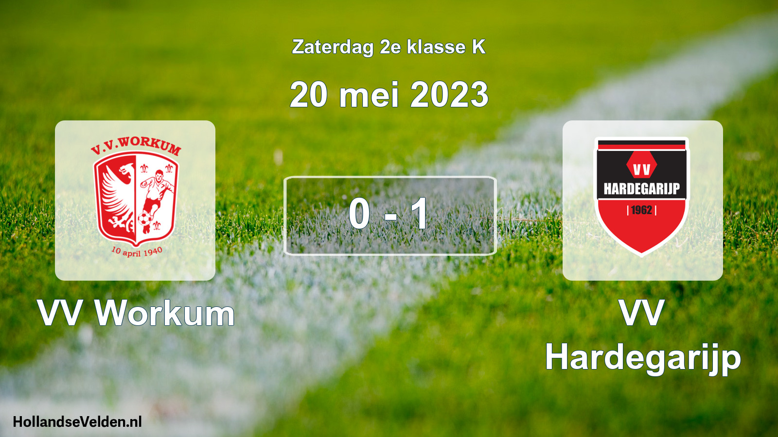 Total number of matches played: VV Workum - VV Hardegarijp 0 - 1 (20 May 2023)
