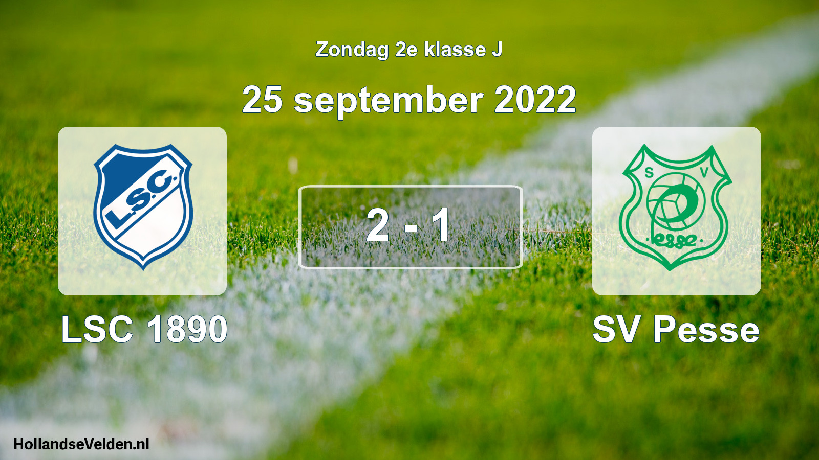 Total number of matches played: LSC 1890 - SV Pesse 2 - 1 (25 September 2022)