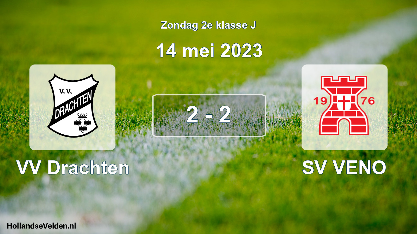 Total number of matches played: VV Drachten - SV VENO 2 - 2 (14 May 2023)