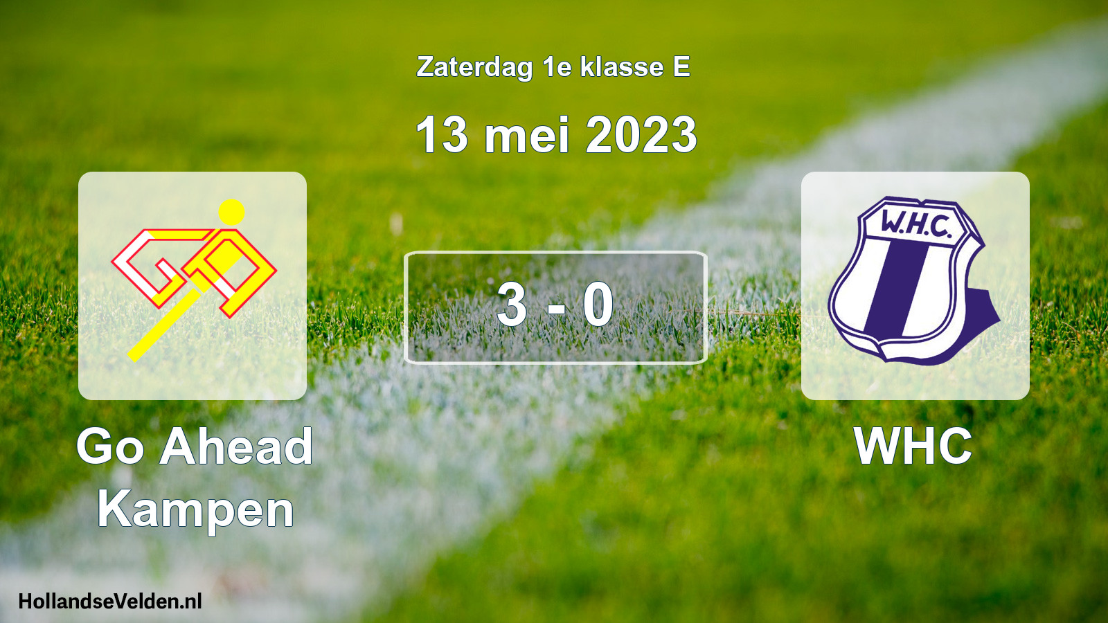 Total number of matches played: Go Ahead Kampen - WHC 3 - 0 (13 May 2023)