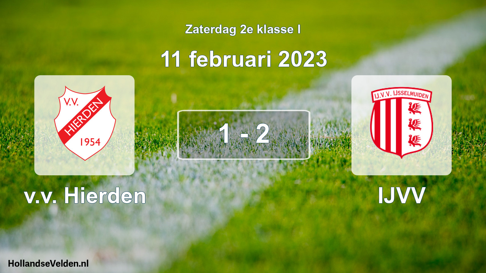 Total number of matches played: v.v. Hierden - IJVV 1 - 2 (11 February 2023)