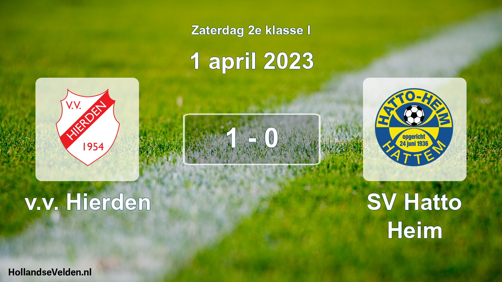 Total number of matches played: v.v. Hierden - SV Hatto Heim 1 - 0 (1 April 2023)