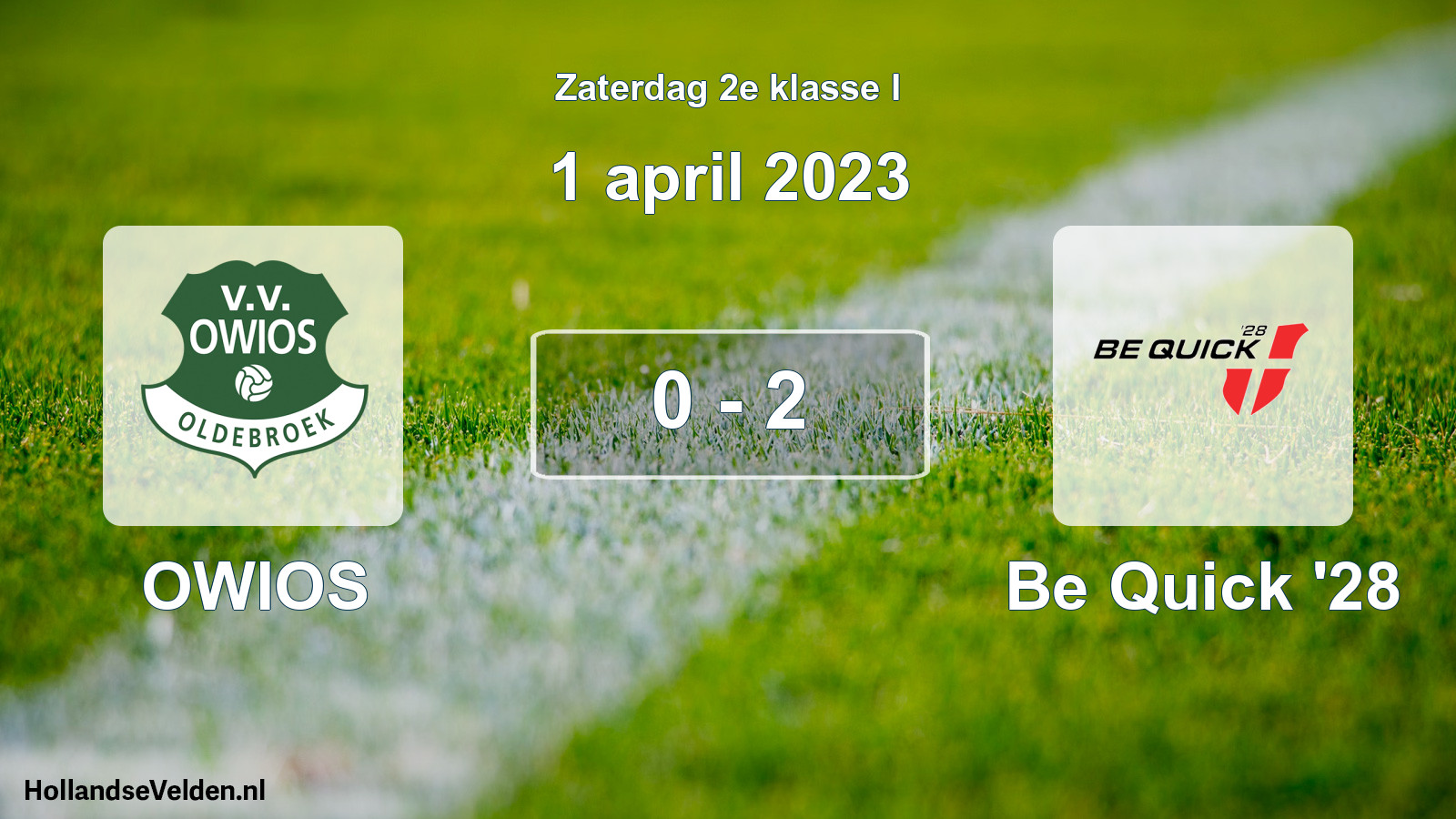 Total number of matches played: OWIOS - Be Quick '28 0 - 2 (1 April 2023)