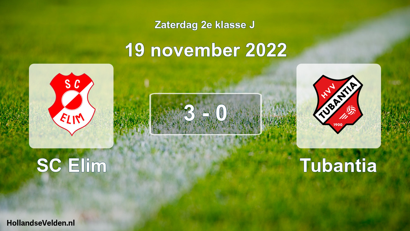 Total number of matches played: SC Elim - Tubantia 3 - 0 (19 November 2022)
