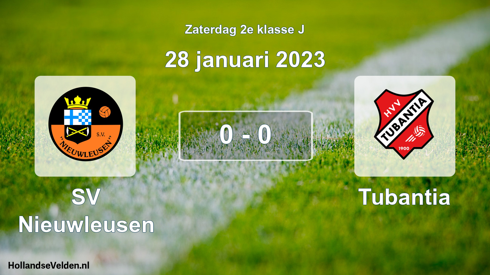 Total number of matches played: SV Nieuwleusen - Tubantia 0 - 0 (28 January 2023)
