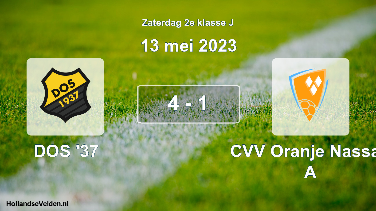 Total number of matches played: DOS '37 - CVV Oranje Nassau A 4 - 1 (13 May 2023)