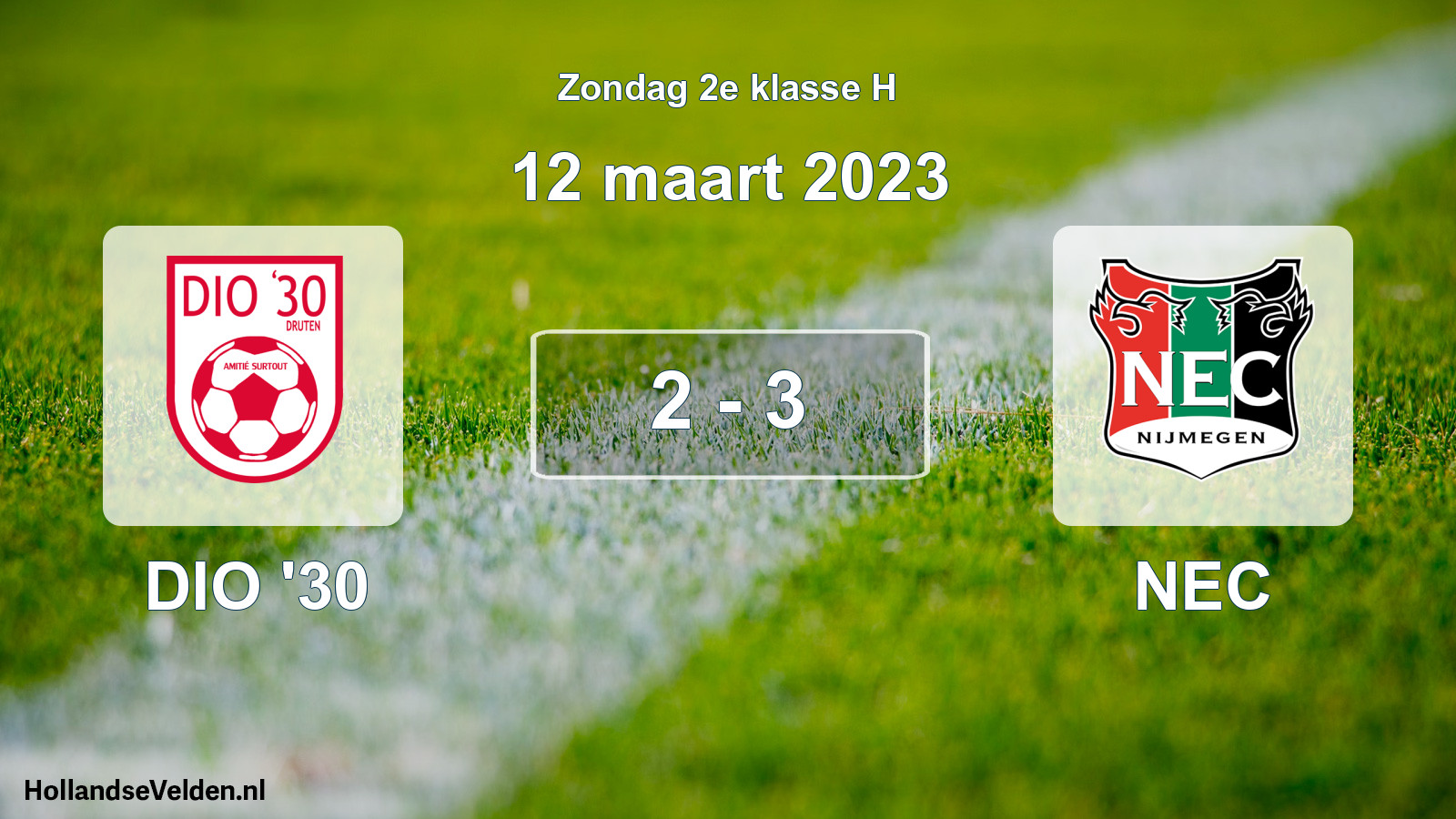 Total number of matches played: DIO '30 - NEC 2 - 3 (12 March 2023)