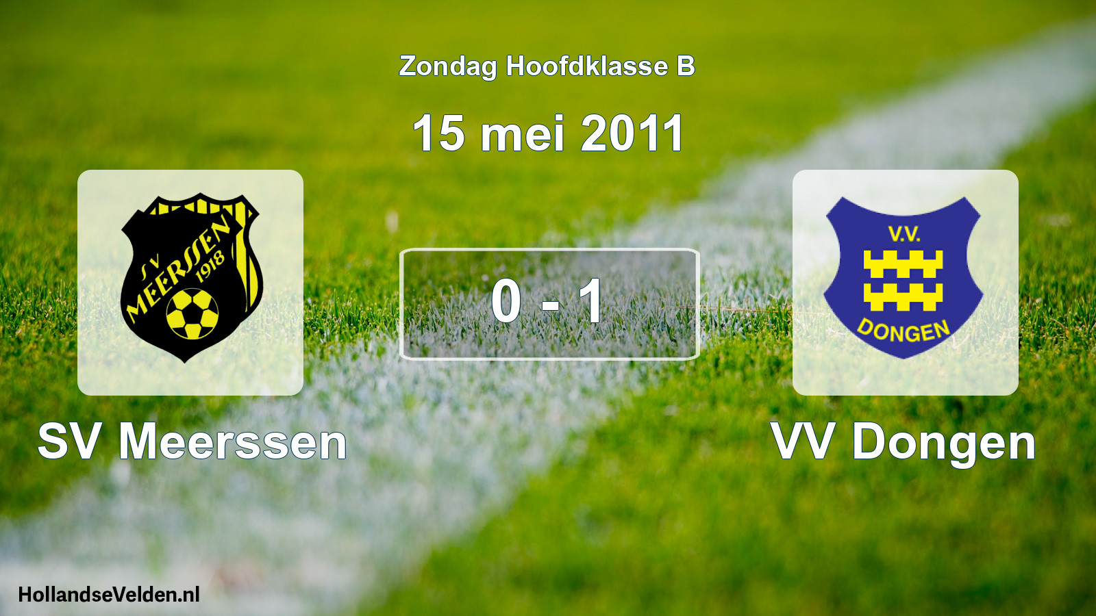 Total number of matches played: SV Meerssen - VV Dongen 0 - 1 (15 May 2011)