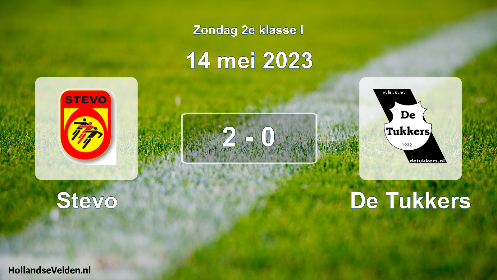 Total number of matches played: Stevo - De Tukkers 2 - 0 (14 May 2023)