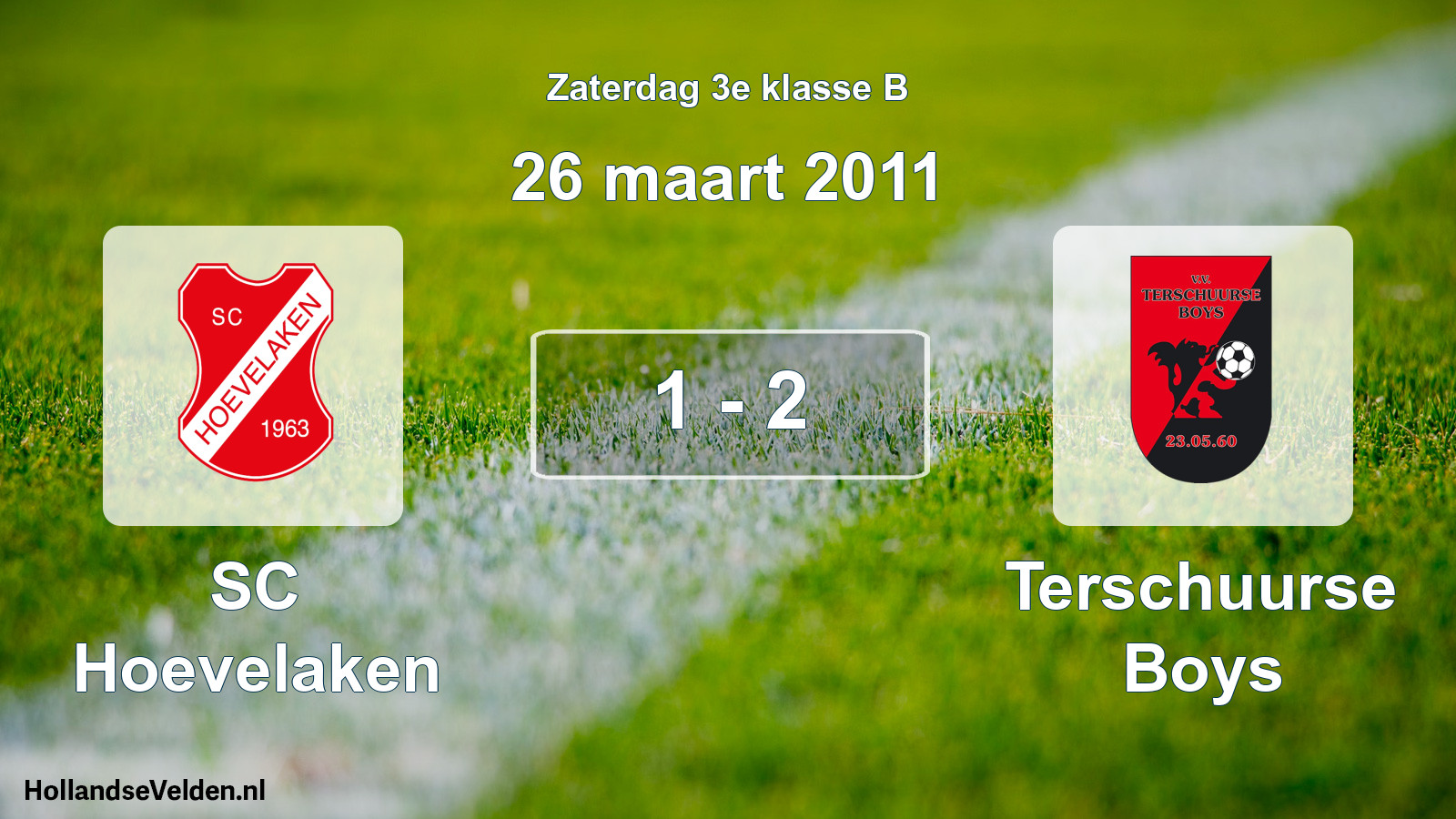 Total number of matches played: SC Hoevelaken - Terschuurse Boys 1 - 2 (26 March 2011)