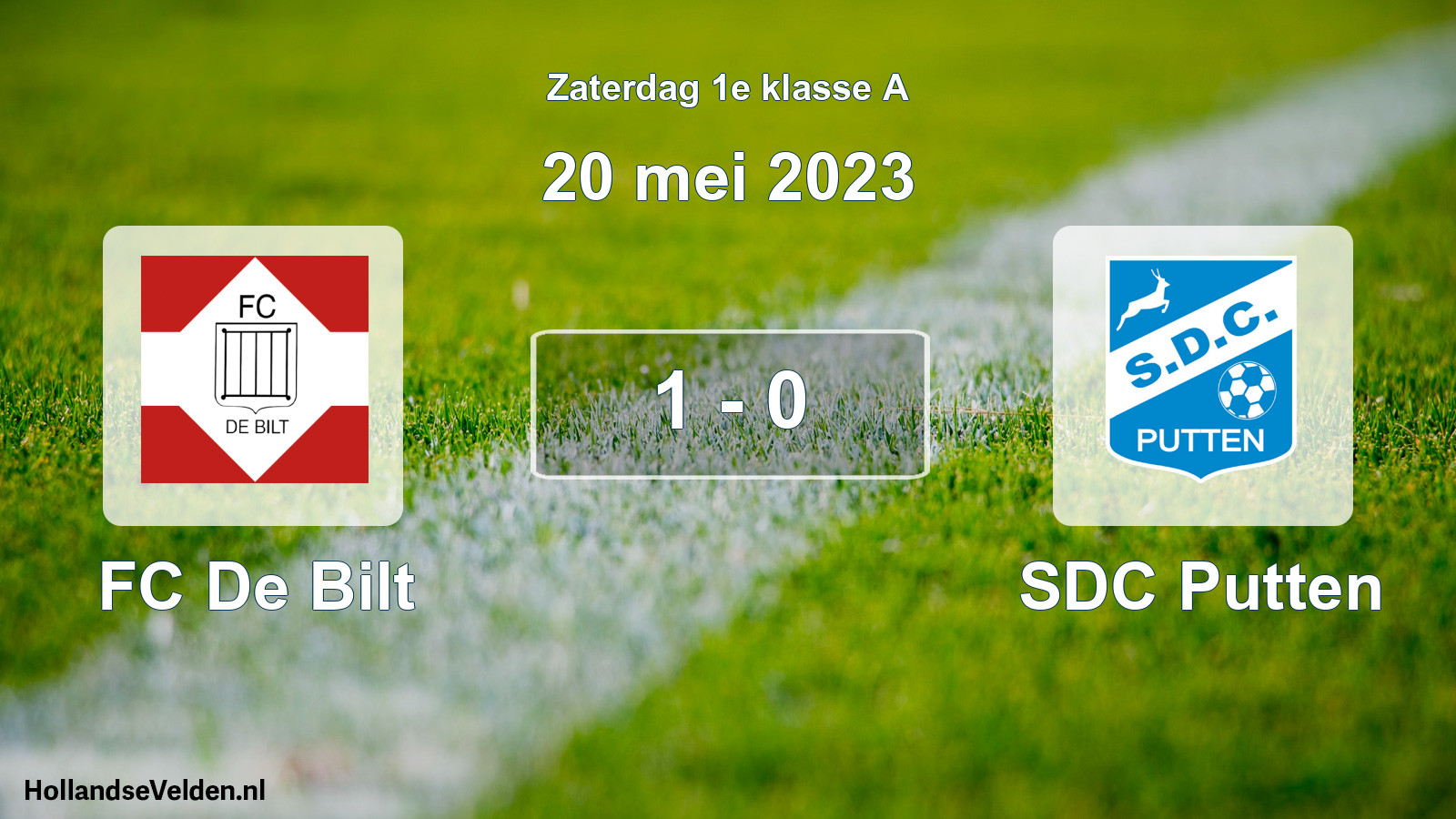 Total number of matches played: FC De Bilt - SDC Putten 1 - 0 (20 May 2023)