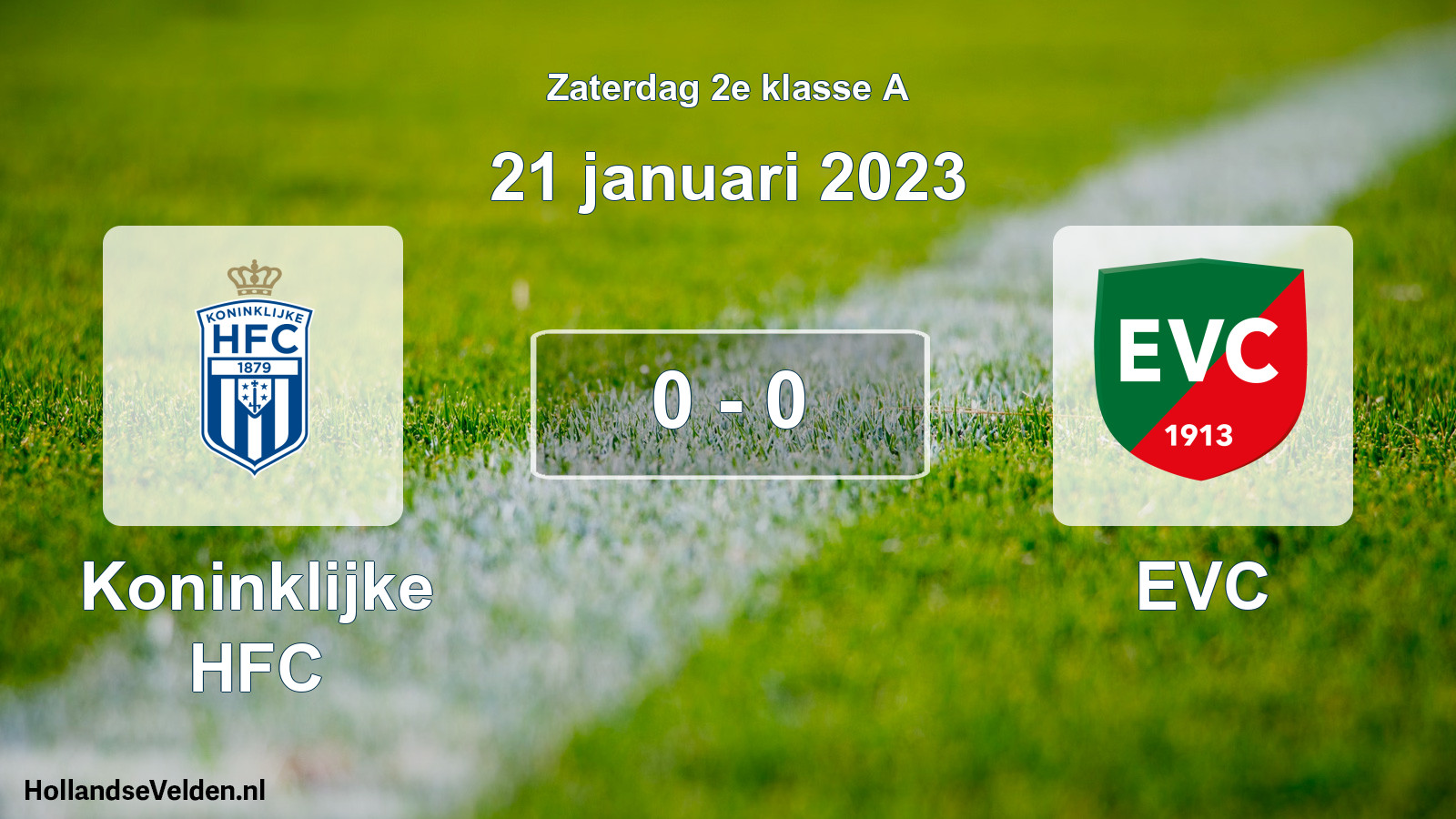 Total number of matches played: Koninklijke HFC - EVC 0 - 0 (21 January 2023)