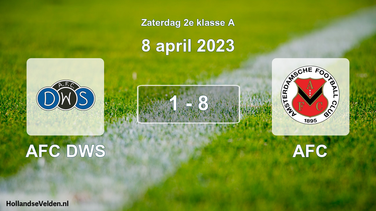 Total number of matches played: AFC DWS - AFC 1 - 8 (8 April 2023)