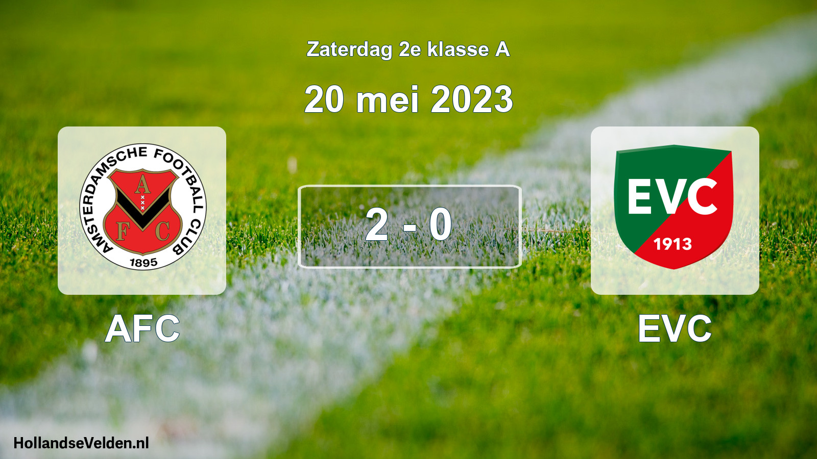 Total number of matches played: AFC - EVC 2 - 0 (20 May 2023)