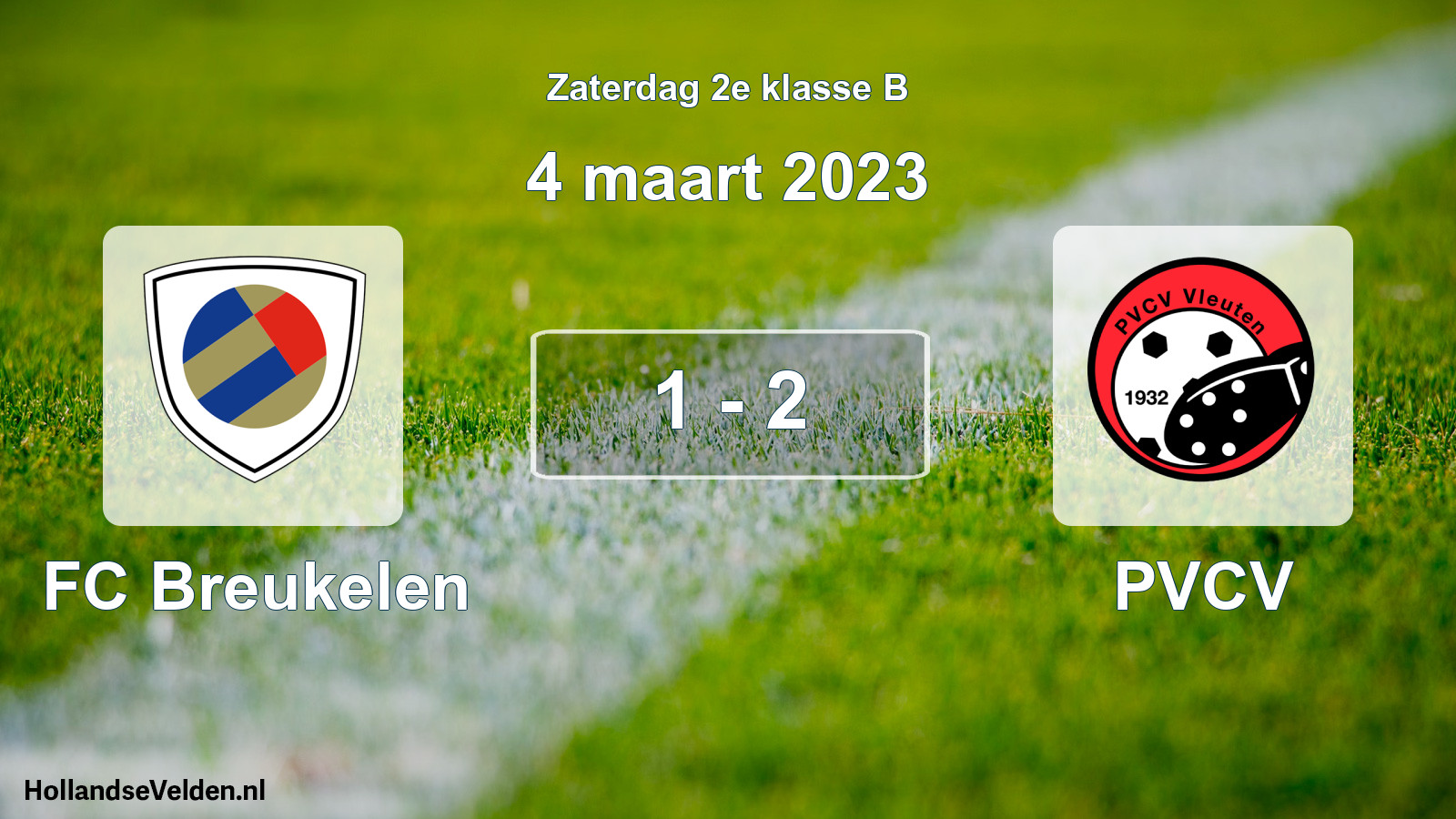 Total number of matches played: FC Breukelen - PVCV 1 - 2 (4 March 2023)
