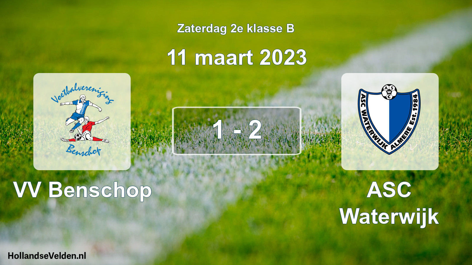 Total number of matches played: VV Benschop - ASC Waterwijk 1 - 2 (11 March 2023)