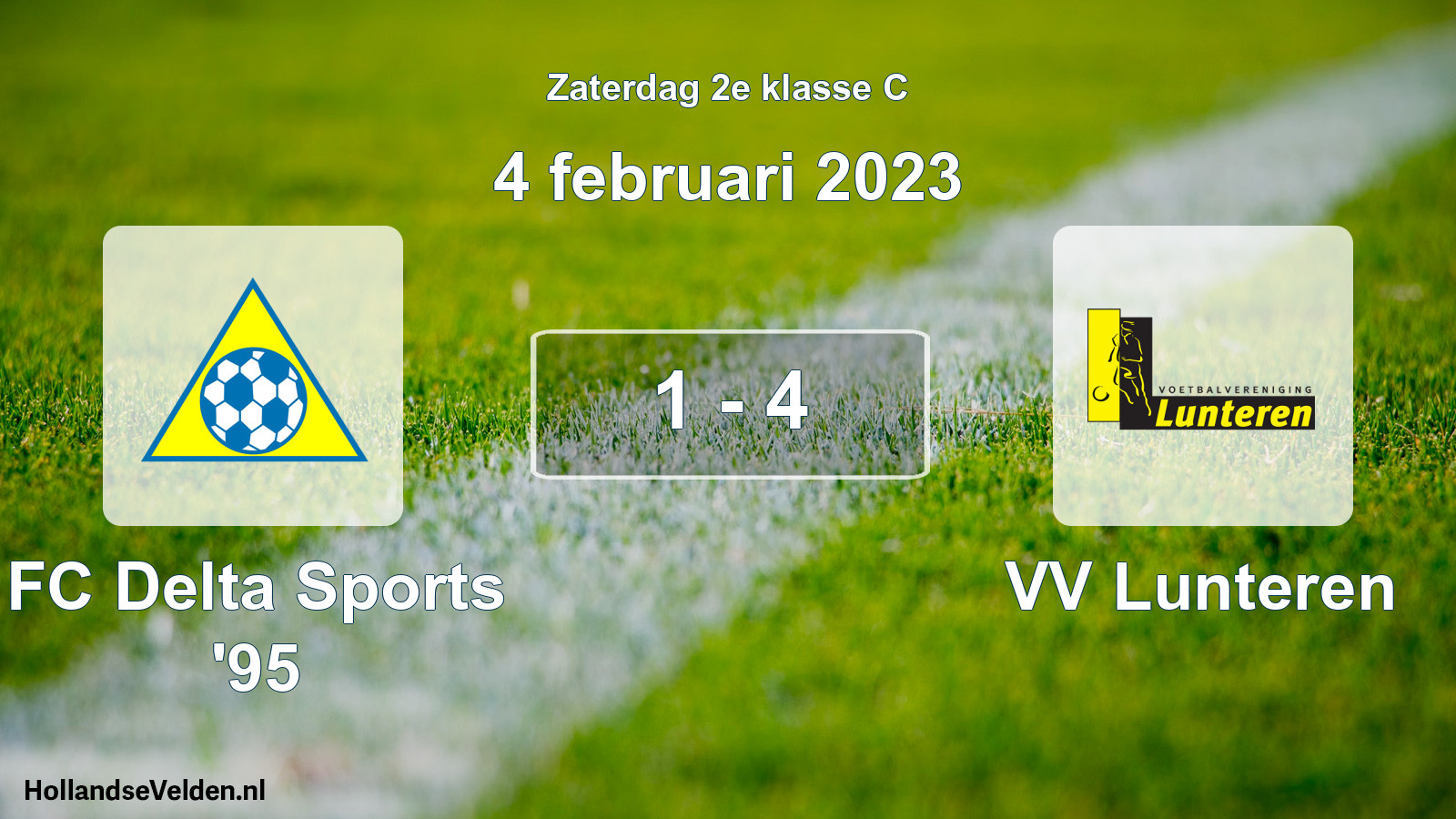 Total number of matches played: FC Delta Sports '95 - VV Lunteren 1 - 4 (4 February 2023)
