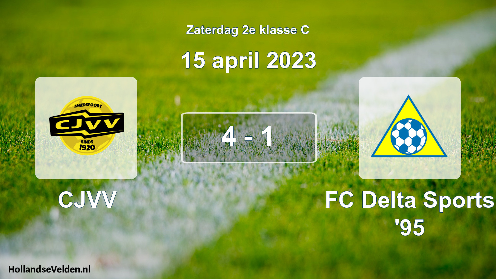 Total number of matches played: CJVV - FC Delta Sports '95 4 - 1 (15 April 2023)