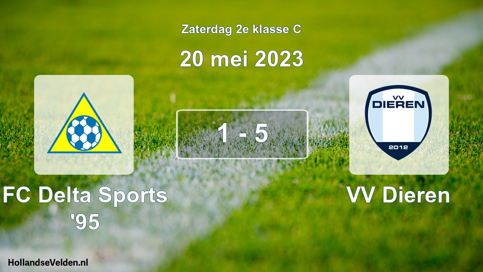 Total number of matches played: FC Delta Sports '95 - VV Dieren 1 - 5 (20 May 2023)