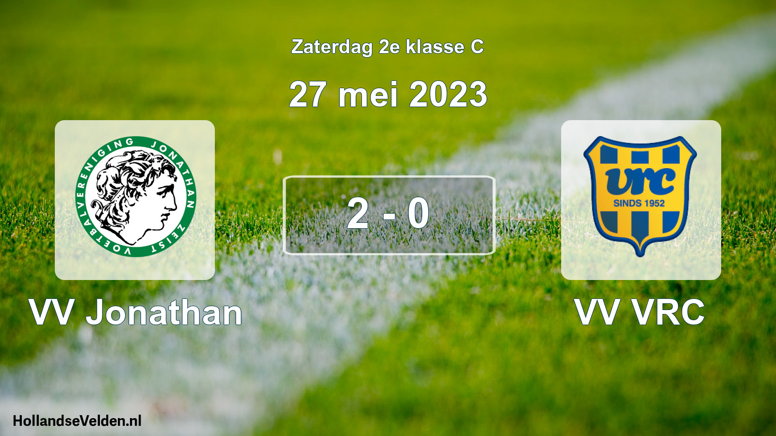 Total number of matches played: VV Jonathan - VV VRC 2 - 0 (27 May 2023)