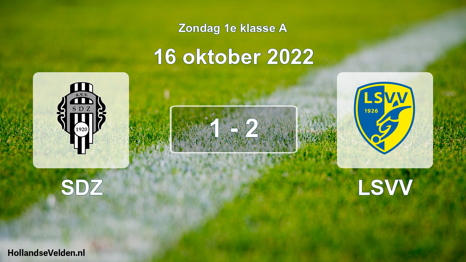 Total number of matches played: SDZ - LSVV 1 - 2 (16 October 2022)