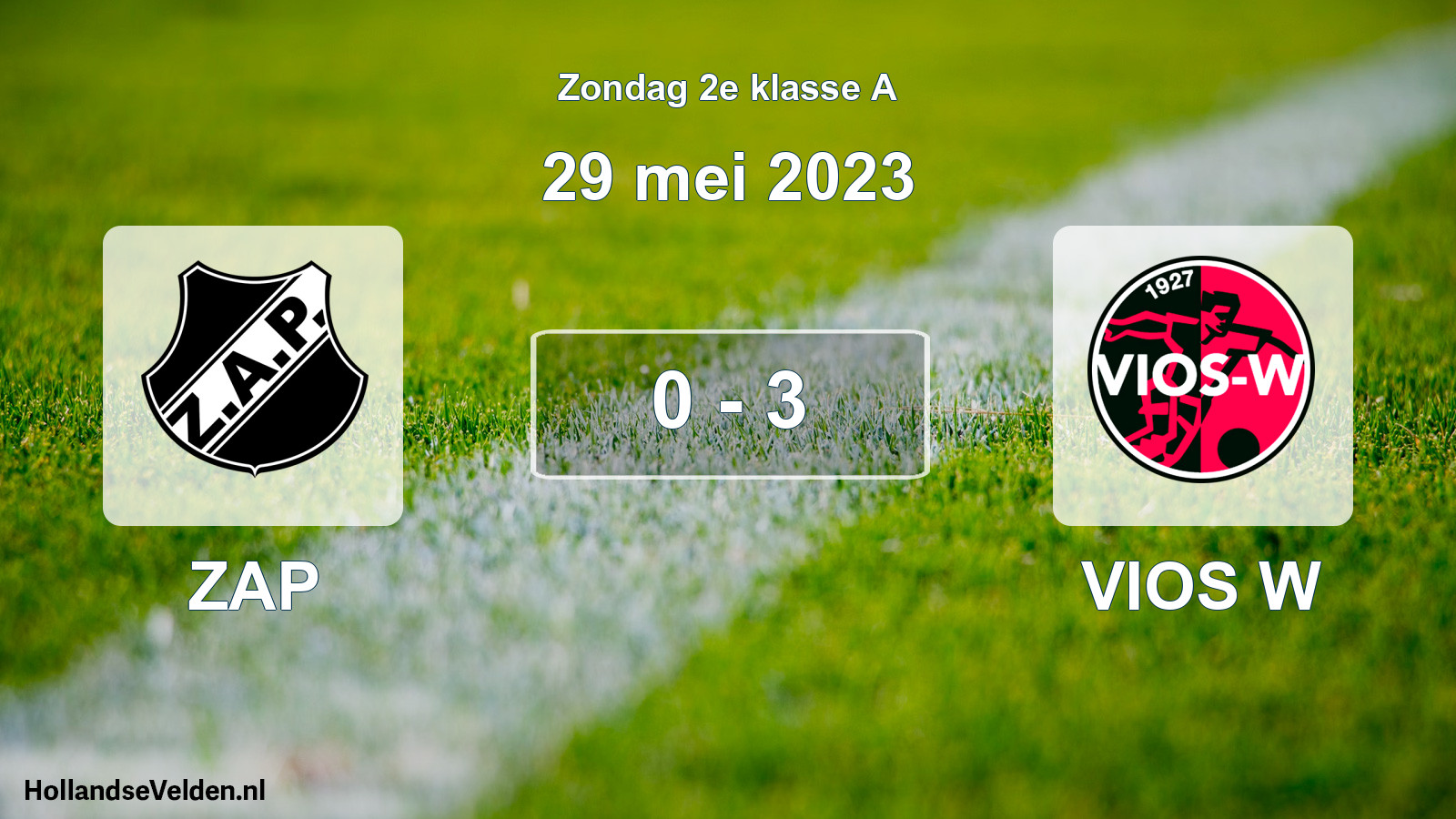 Total number of matches played: ZAP - VIOS W 0 - 3 (29 May 2023)