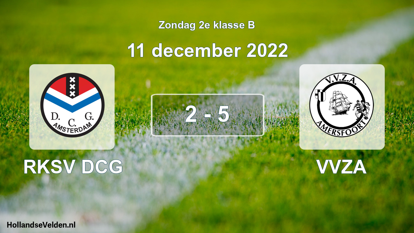Total number of matches played: RKSV DCG - VVZA 2 - 5 (11 December 2022)