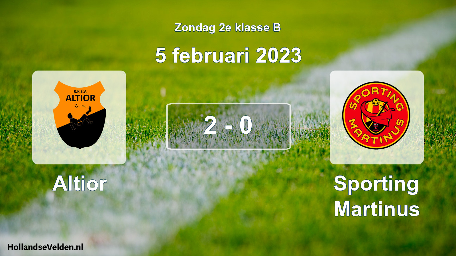 Total number of matches played: Altior - Sporting Martinus 2 - 0 (5 February 2023)