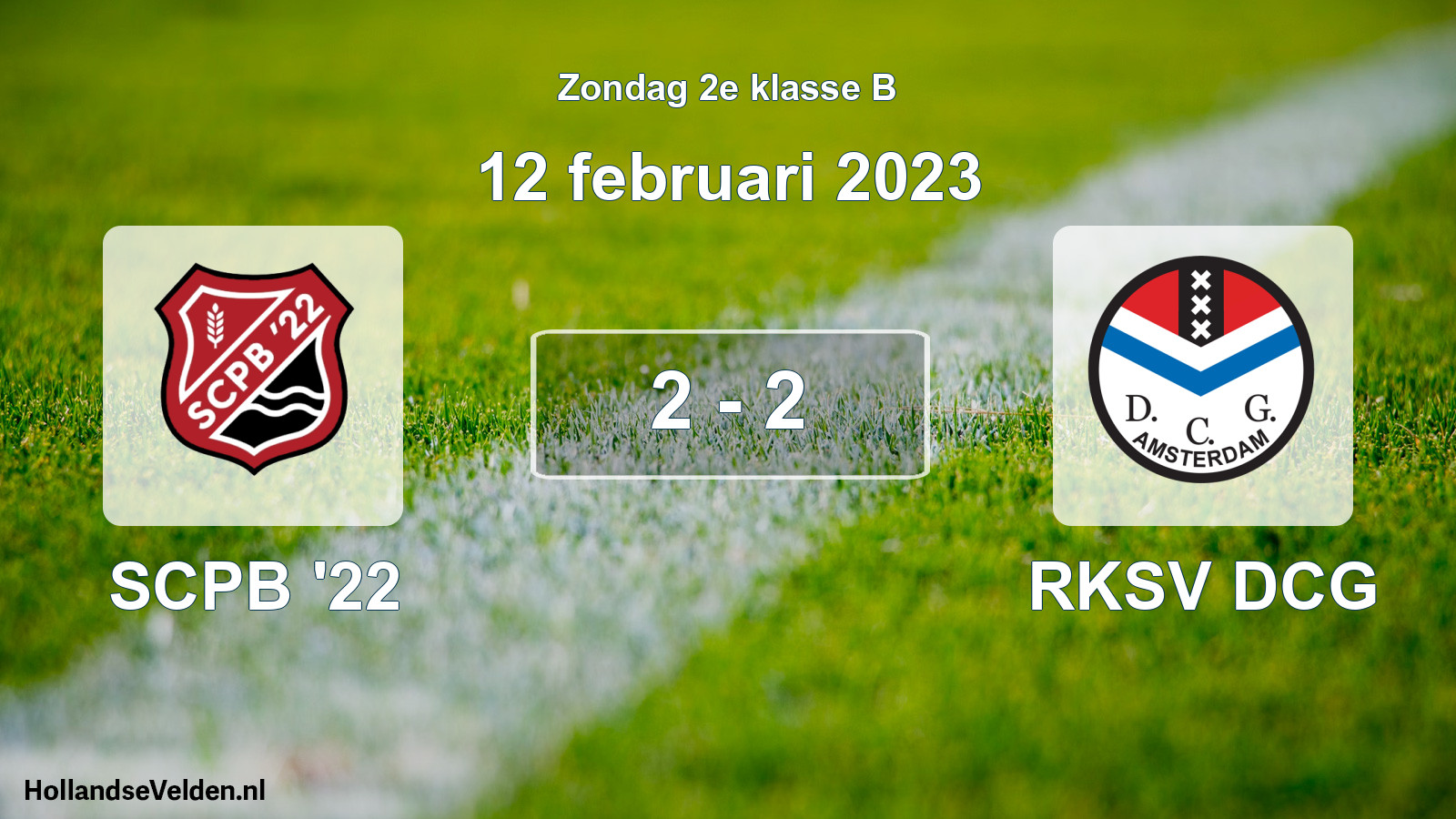 Total number of matches played: SCPB '22 - RKSV DCG 2 - 2 (12 February 2023)