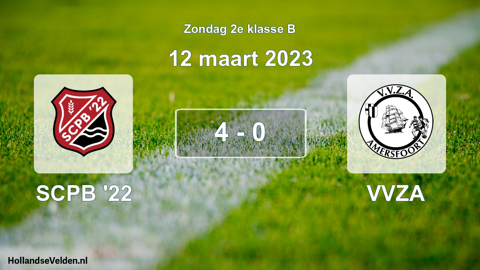 Total number of matches played: SCPB '22 - VVZA 4 - 0 (12 March 2023)