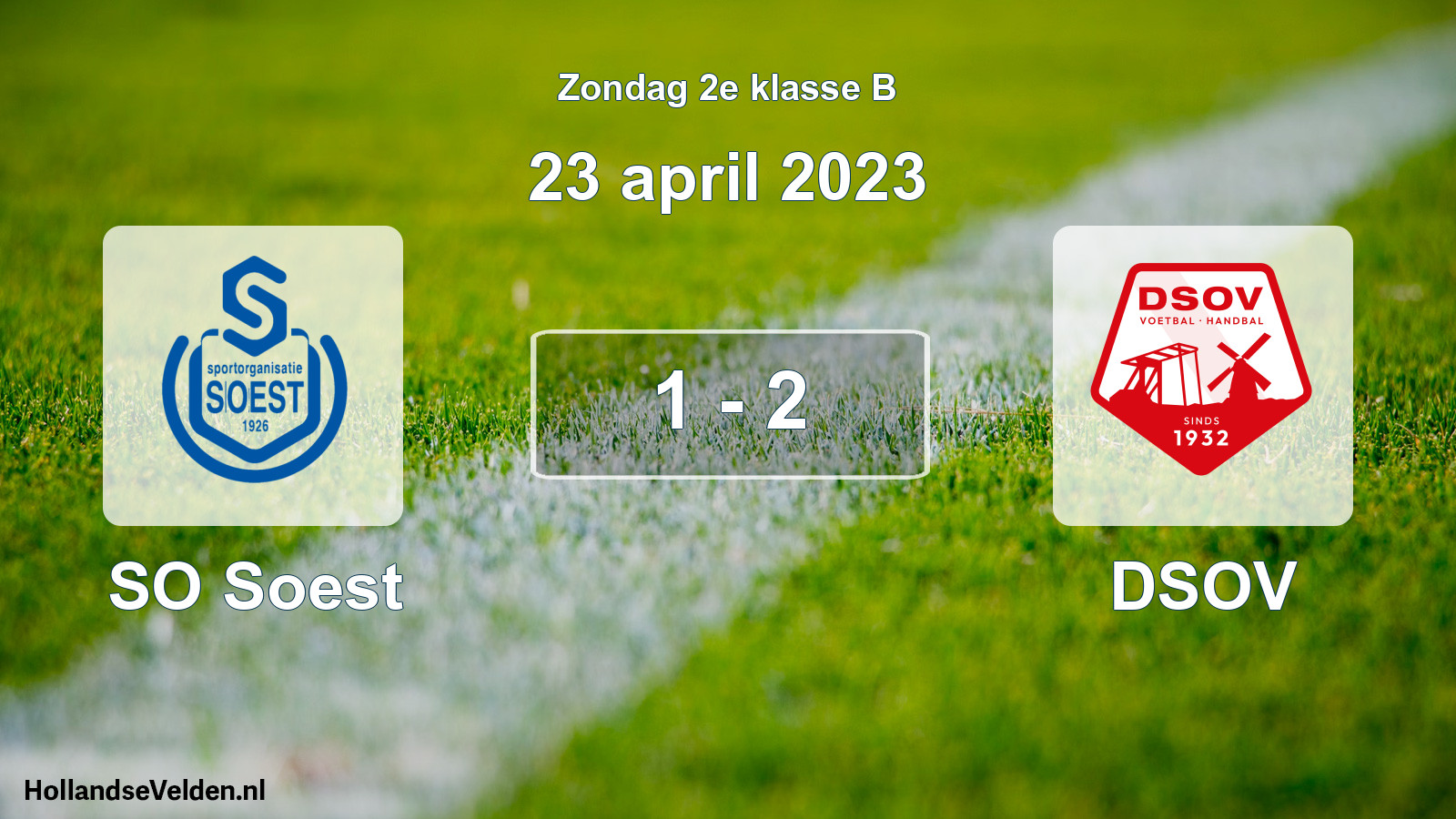 Total number of matches played: SO Soest - DSOV 1 - 2 (23 April 2023)