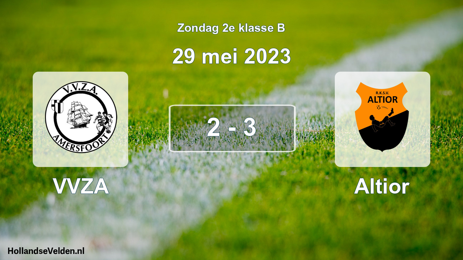 Total number of matches played: VVZA - Altior 2 - 3 (29 May 2023)