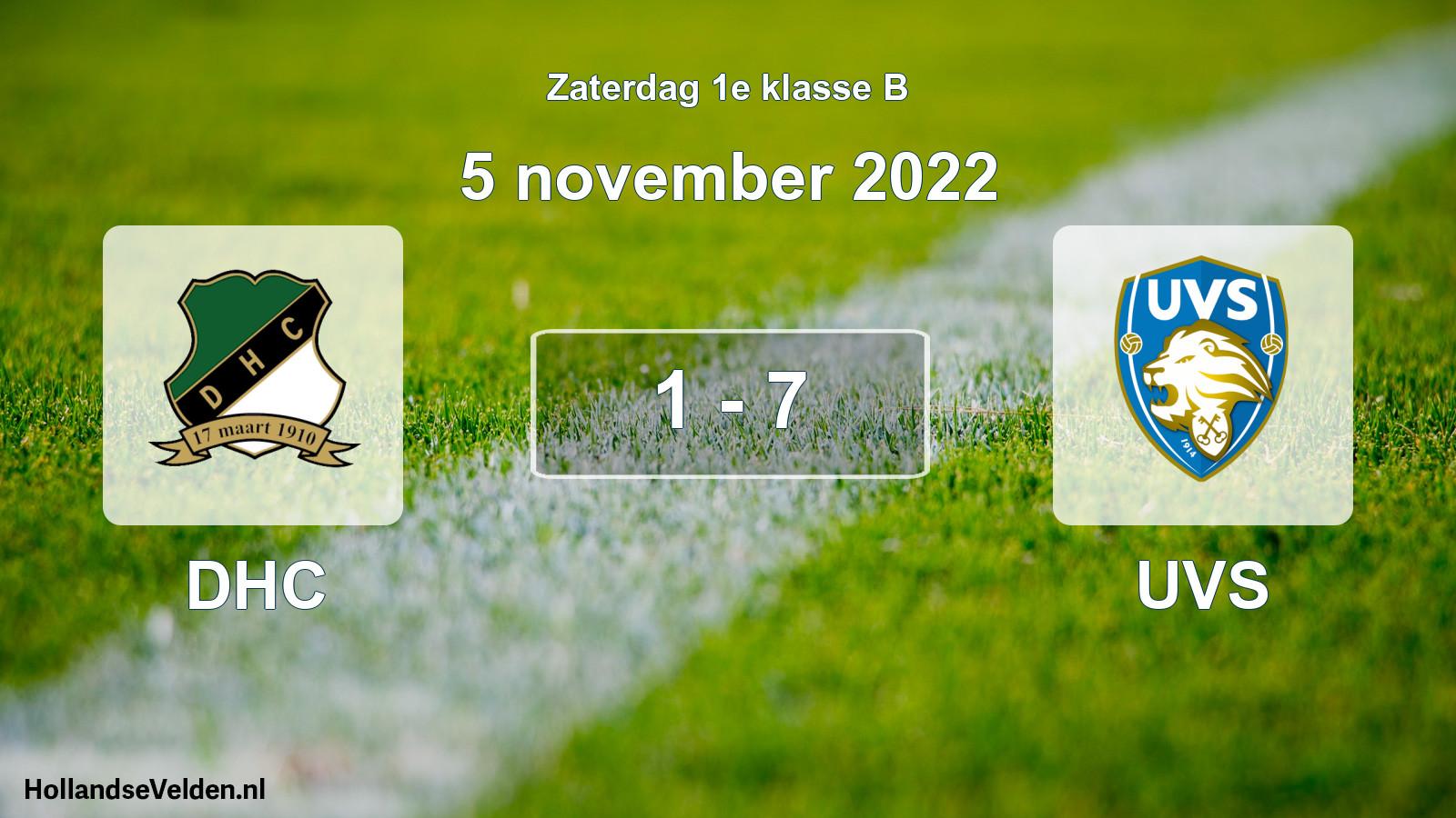 Total number of matches played: DHC - UVS 1 - 7 (5 November 2022)