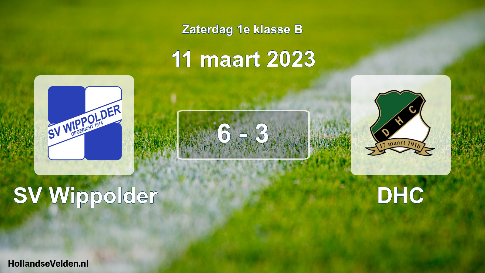 Total number of matches played: SV Wippolder - DHC 6 - 3 (11 March 2023)
