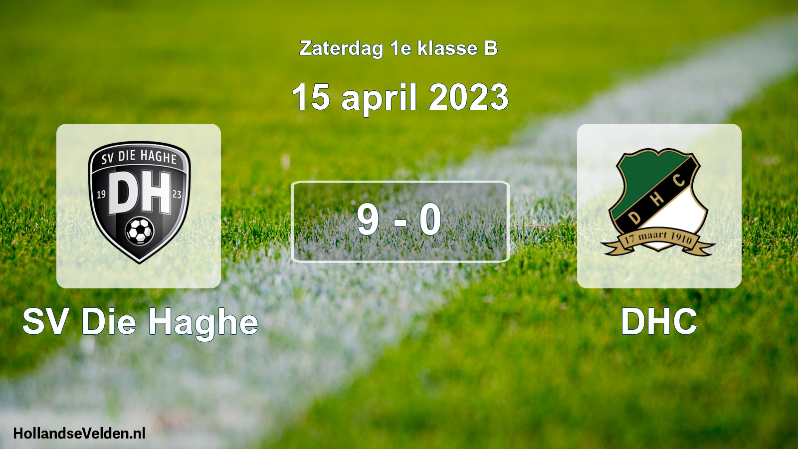 Total number of matches played: SV Die Haghe - DHC 9 - 0 (15 April 2023)
