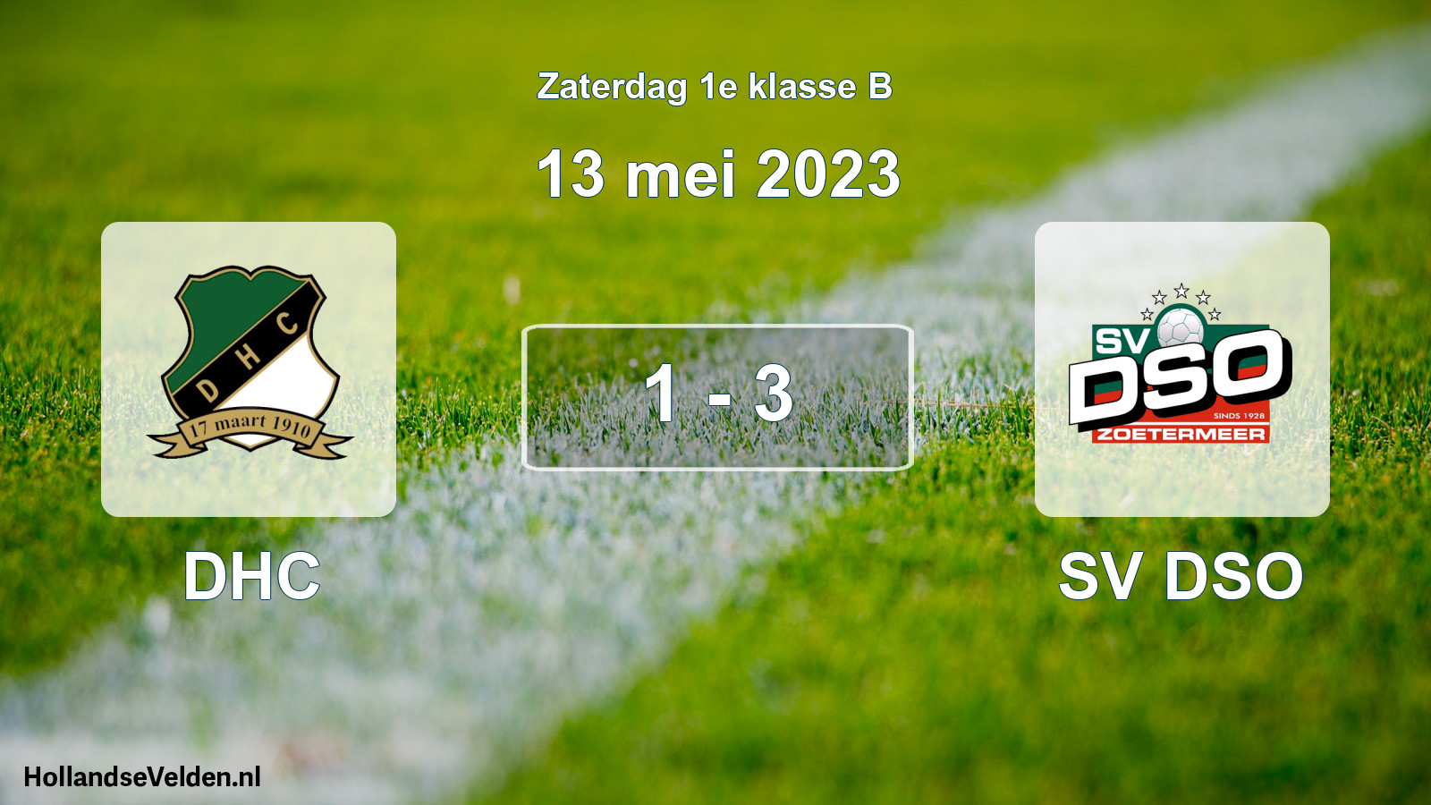 Total number of matches played: DHC - SV DSO 1 - 3 (13 May 2023)