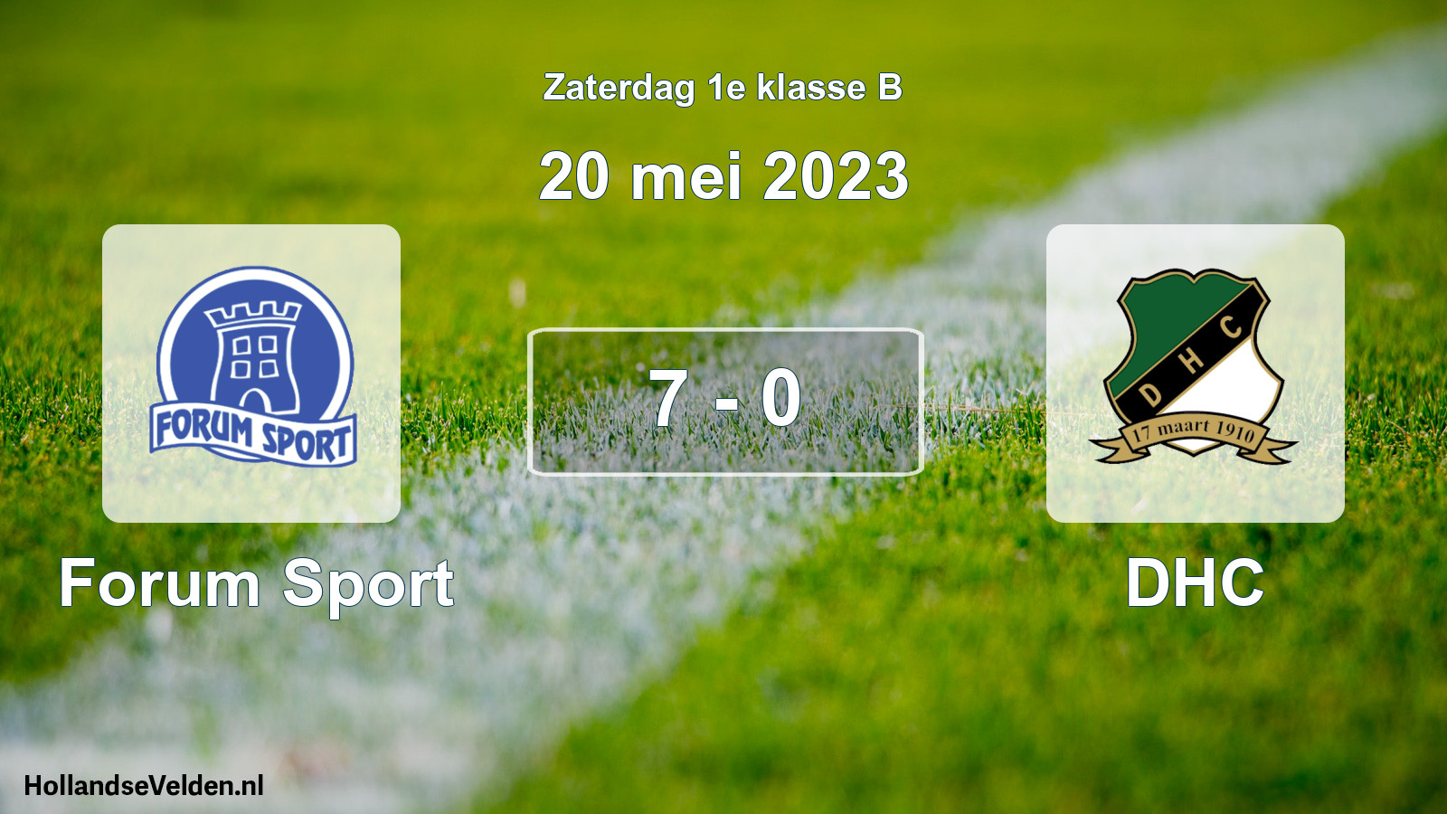 Total number of matches played: Forum Sport - DHC 7 - 0 (20 May 2023)
