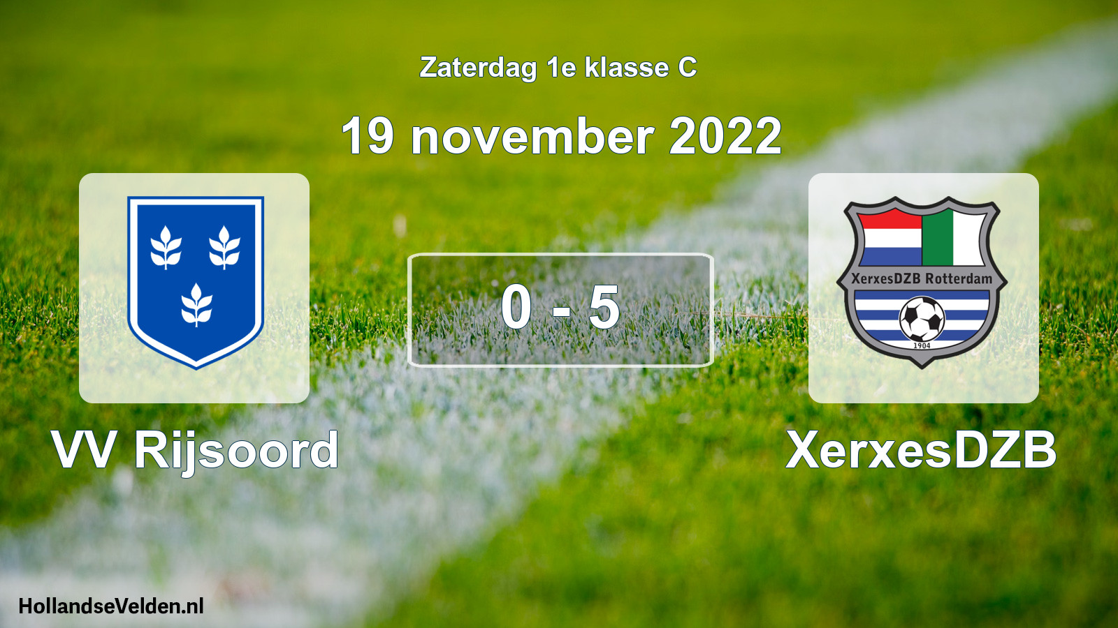 Total number of matches played: VV Rijsoord - XerxesDZB 0 - 5 (19 November 2022)