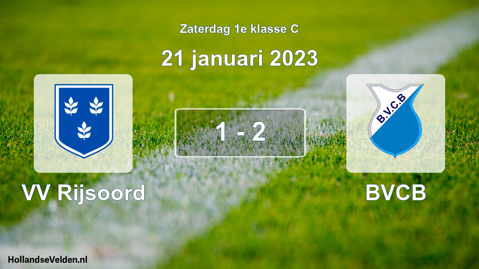Total number of matches played: VV Rijsoord - BVCB 1 - 2 (21 January 2023)
