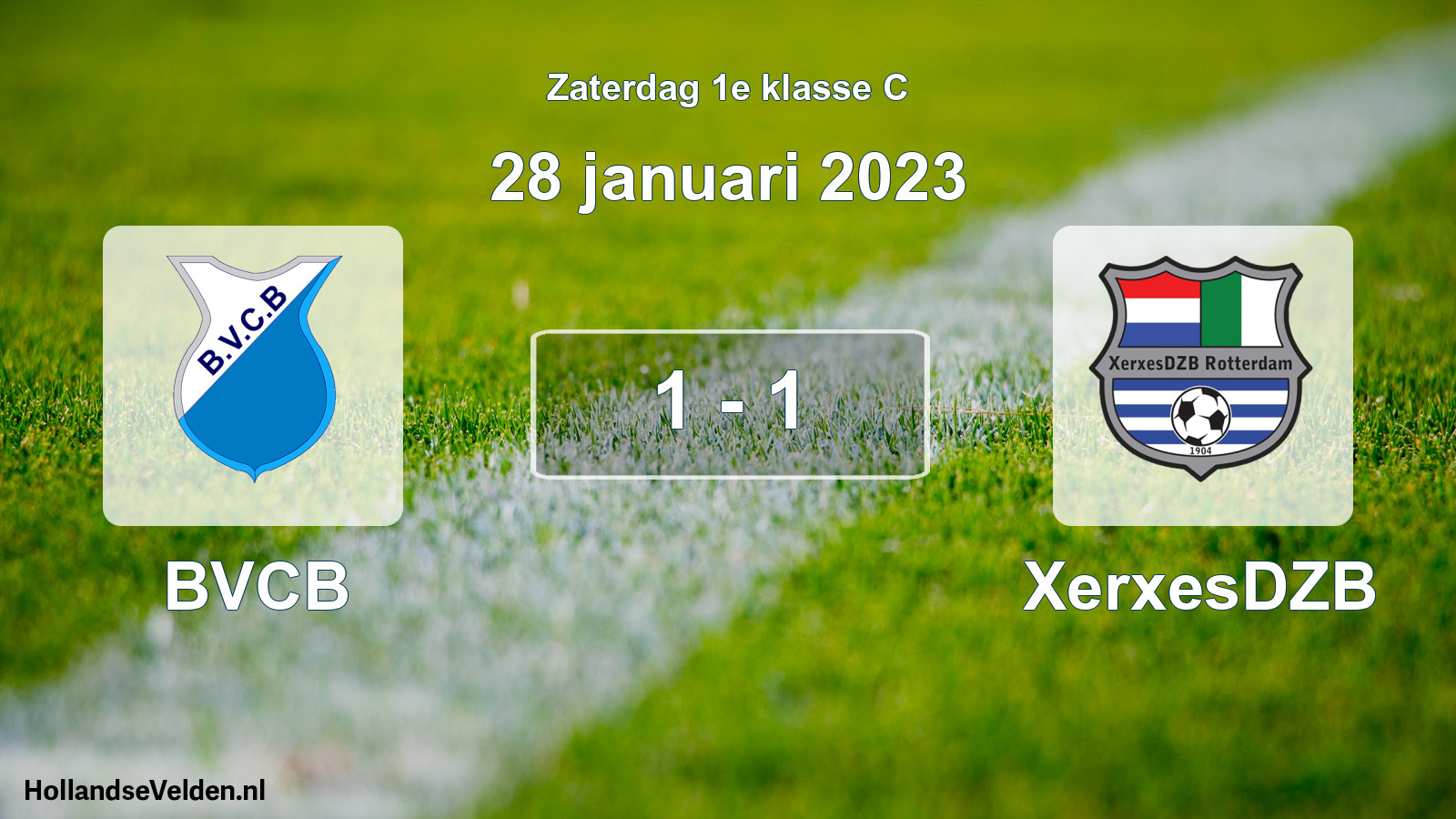 Total number of matches played: BVCB - XerxesDZB 1 - 1 (28 January 2023)